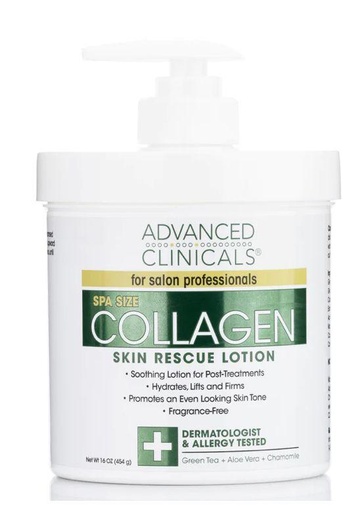Lotion de sauvetage pour la peau au collagène (sans parfum ajouté)