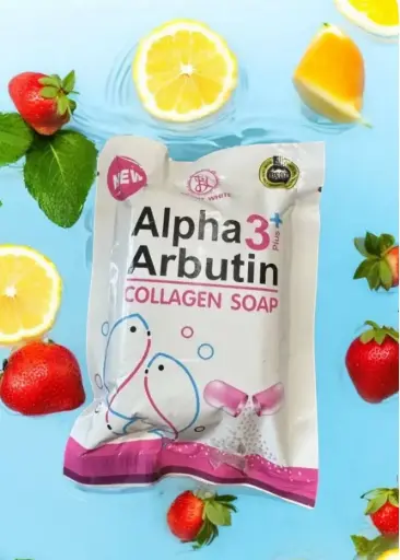 Alpha 3 arbutin collagen soap